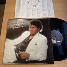 Michael Jackson Thriller 1st US PRESS Vintage Vinyl 1982 Complete W/ OG Sleeve!