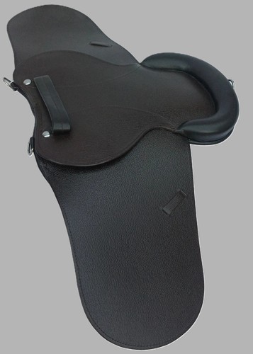 Leather pony saddle with - pony,