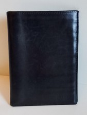 Launer London Men's Breast Pocket Twelve Card Wallet Black