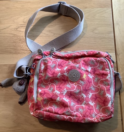 Kipling red crossbody monkey - red,