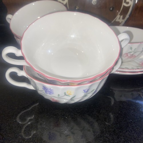 Summer chintz soup handled - summer,