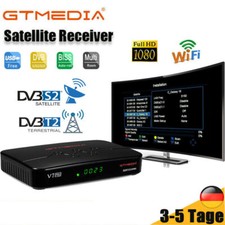 DVB-S2/S2X/T2 Combo Twin Tuner Satellite Receiver FULL HD PVR Media Player with USB WiFi