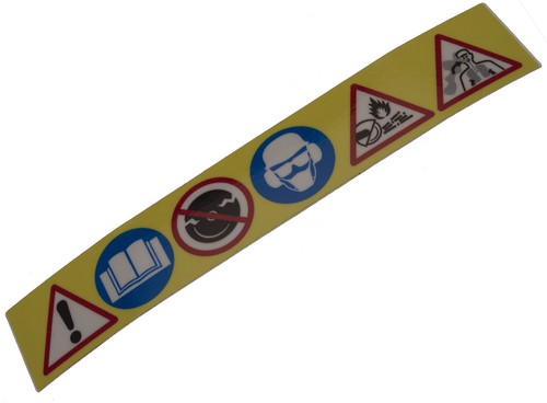 Warning sticker instruction - warning,