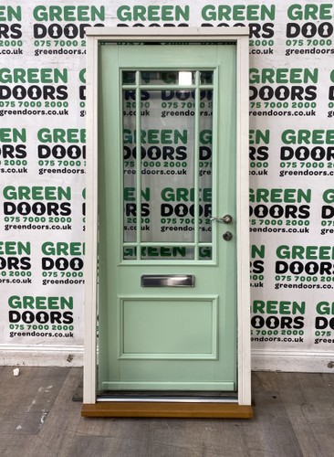 Cottage timber front door - front,
