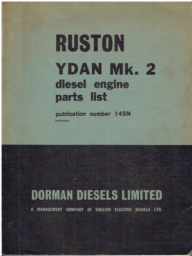 Ruston ydan mk2 diesel engine - mk2,