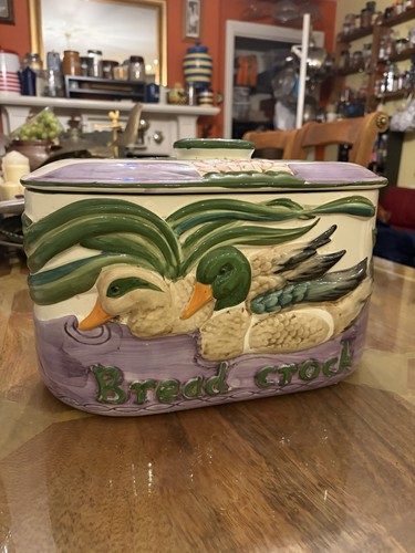 Large vintage ceramic duck - large,