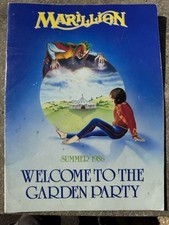 Marillion Welcome To The Garden Party Summer 1986 Tour Programme