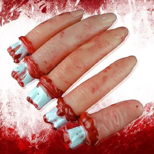 Bloody severed fingers false - bloody,
