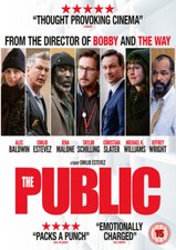 The Public DVD (2020) Alec Baldwin, Estevez (DIR) cert 15 ***NEW*** Great Value