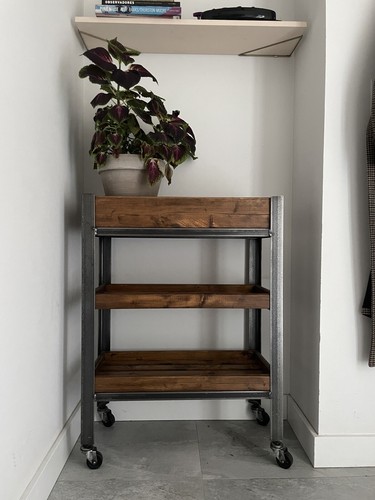 Vintage industrial shelving - vintage,