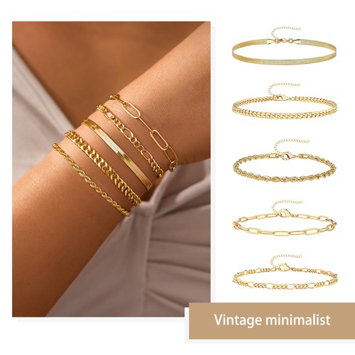 5pcs bracelets set - bracelets, women