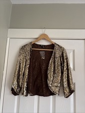 Sequinned Bolero Jacket Size 12