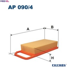 AIR FILTER AP 090/4 FOR