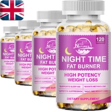 EXTREME WEIGHT LOSS BURNING FAT NIGHT TIME SLIMMING PILL DIET 120 CAPSULES