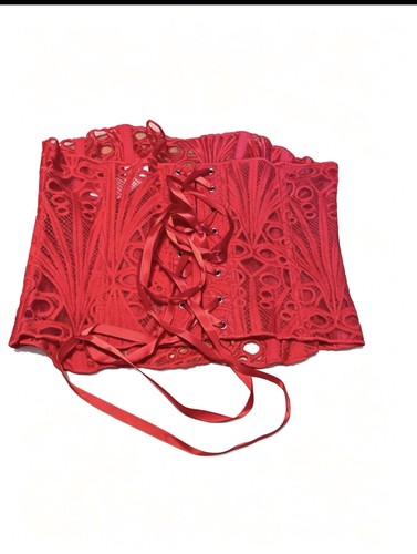 Red lace waist - waist, cincher