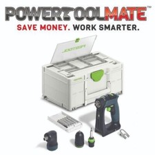 Festool 577334 CXS18-Basic-Set 18V Cordless Drill SYS3 Kit Set Brushless Motor