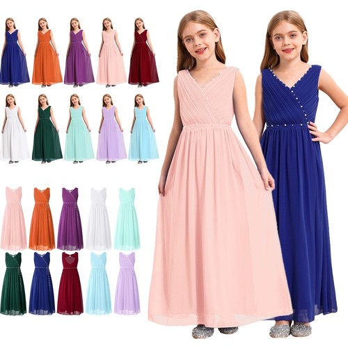 Kids girls bridesmaid dress - uk,