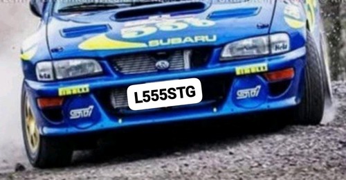L555 stig private number plate - stig,