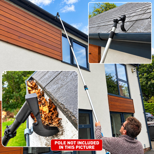Gutter cleaner pole - gutter,