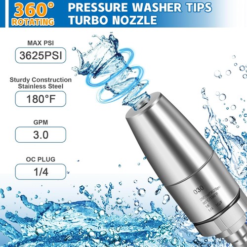 Turbo nozzle for - for, pressure