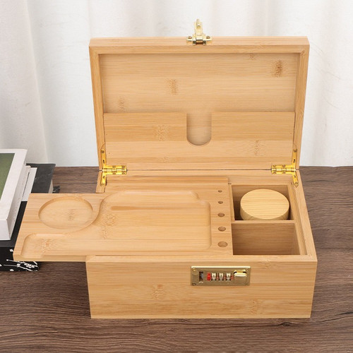 Wooden storage box - wooden, with