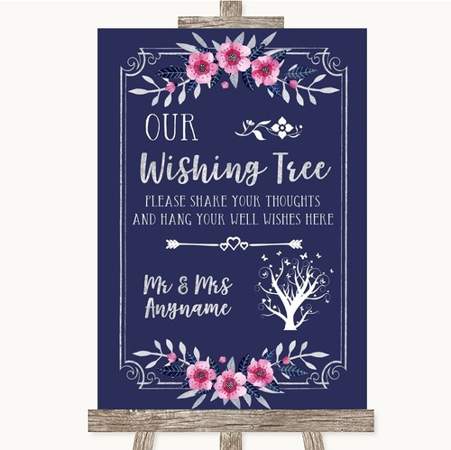 Navy blue pink - blue, &
