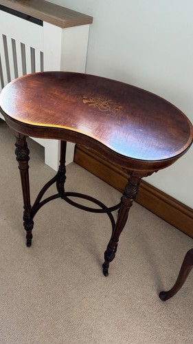 Edwardian inlaid mahogany - inlaid,