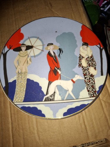 Vintage art deco plate 1920s - deco,
