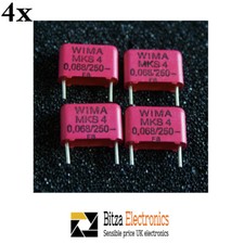 4x Wima 0.068uF 250V