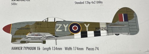 Airfix hawker typhoon - airfix,