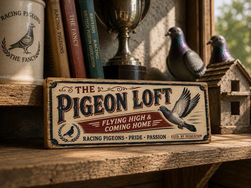 Loft racing pigeon - loft, wooden