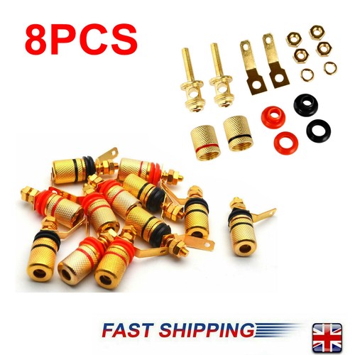 8pcs gold plated speaker - 8pcs,