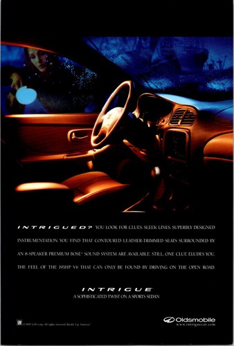 Oldsmobile intrigue vintage - oldsmobile,