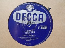 GOONS - CHOOSE ANY OF THREE 78 rpm discs