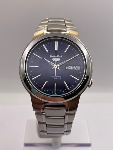 Seiko automatic blue dial - blue,