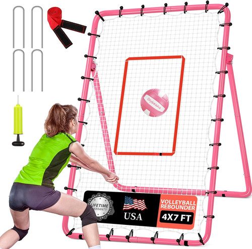 Adjustable angle volleyball - adjustable, 6-angle