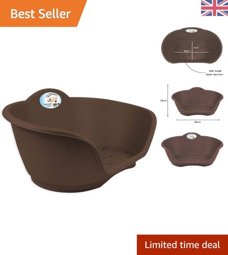 Brown plastic waterproof dog - ",