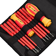 10PCS Electricians Insulated Electrical Hand Screwdriver Tool Set Magnetic Tips