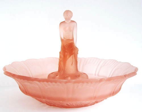 Art deco frosted pink - art,
