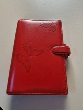 Filofax Butterfly red Italian