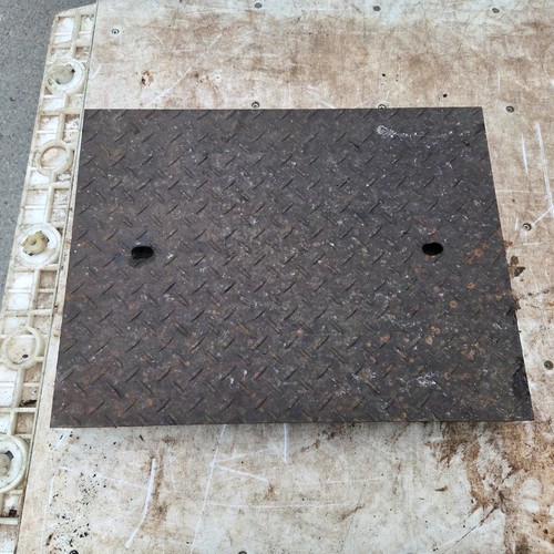 Galvanised manhole cover - manhole,