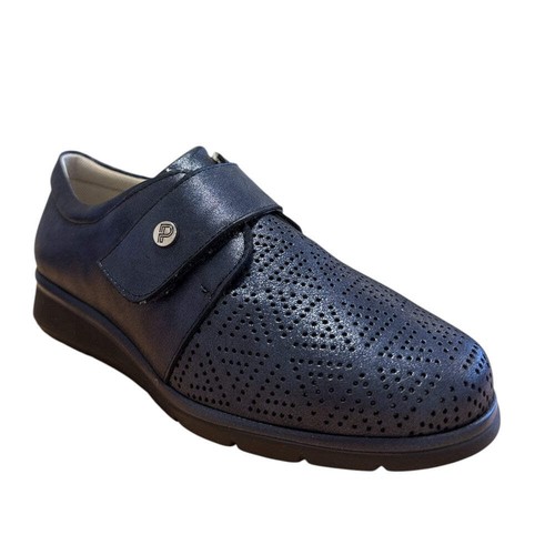 Pitillos 031 navy - navy, leather