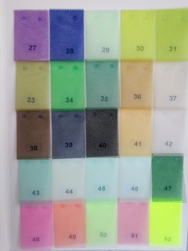Plain tulle roll x 100 - 6",