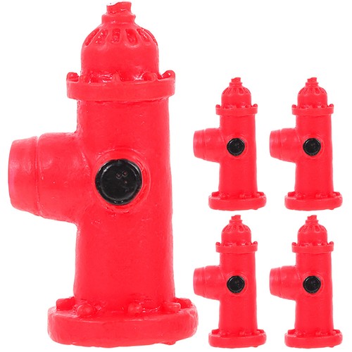 Resin fire hydrant - hydrant, 5pcs