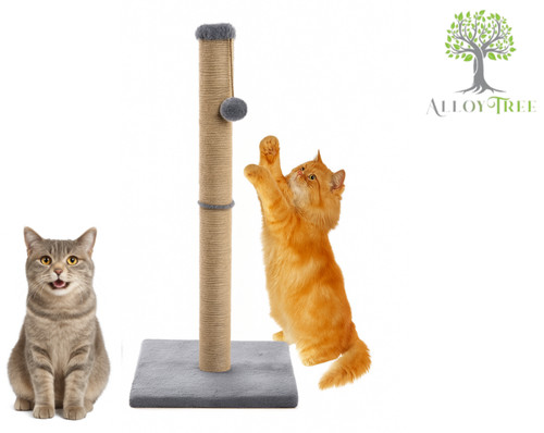 Tall large cat scratching post - cat,