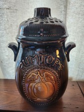 Fabulous Vintage West German Ceramic Rumtopf with Lid Excellent Condition