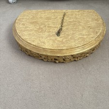 Vintage French Style Ciel De Lit Half Tester + Pink Laura Ashley Toile Curtain