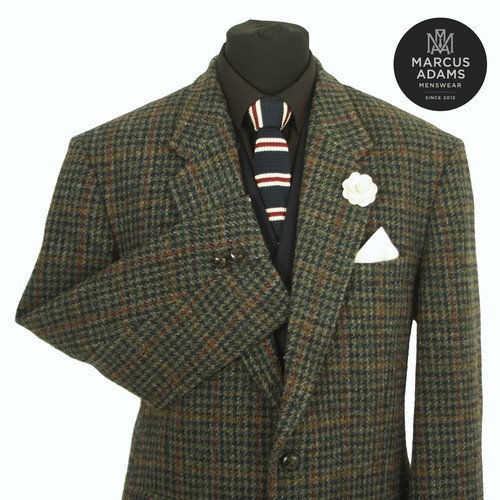 Harris tweed jacket blazer 44r - jacket,