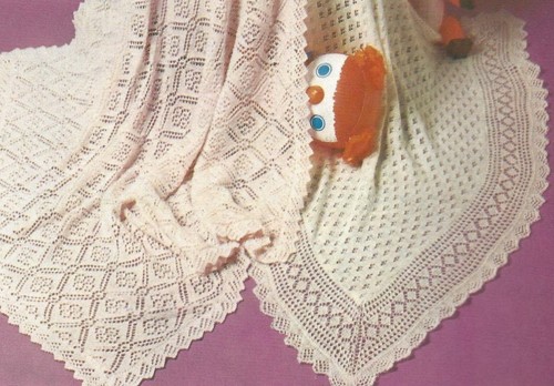Baby shawls knitting patterns - baby,