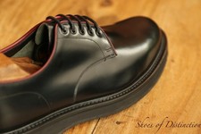 Church's Stratford Black Leather Derby Shoes Men's UK 8,5 F US 9.5 EU 42.5 New